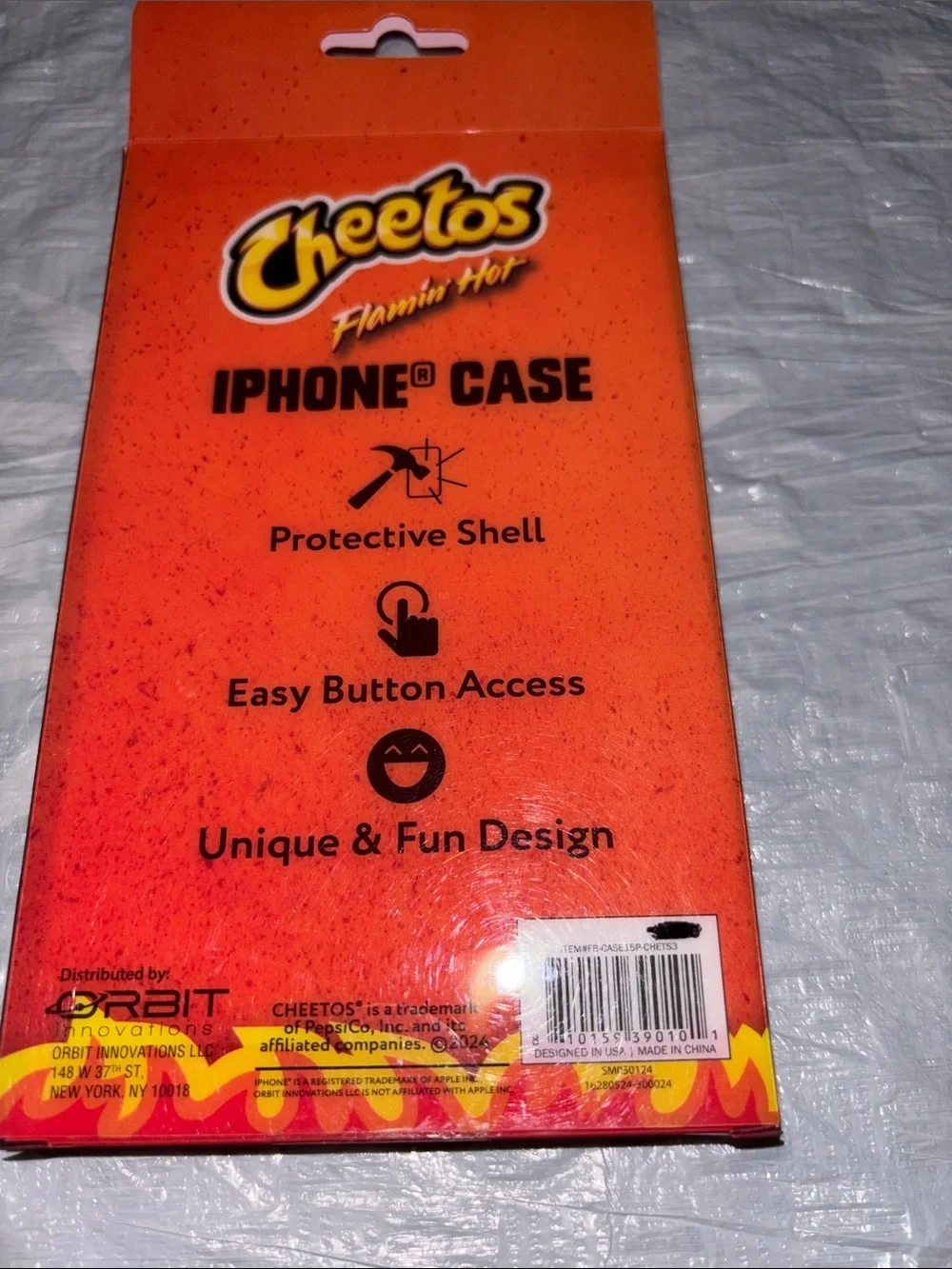 Flamin' Hot Orange iPhone Case - Branded